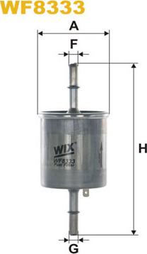 WIX Filters WF8333 - Filtro carburante www.autoricambit.com