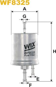 WIX Filters WF8325 - Filtro carburante www.autoricambit.com