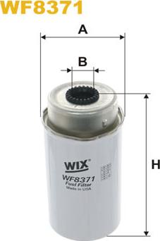 WIX Filters WF8371 - Filtro carburante www.autoricambit.com