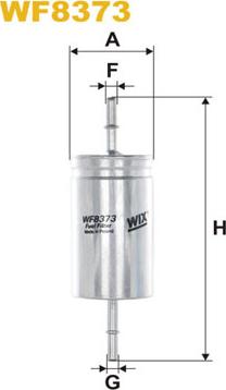 WIX Filters WF8373 - Filtro carburante www.autoricambit.com