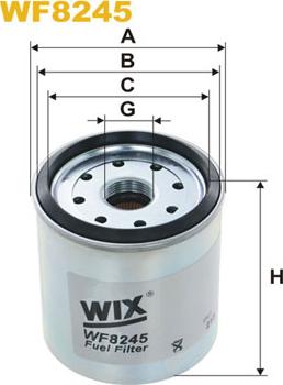 WIX Filters WF8245 - Filtro carburante www.autoricambit.com