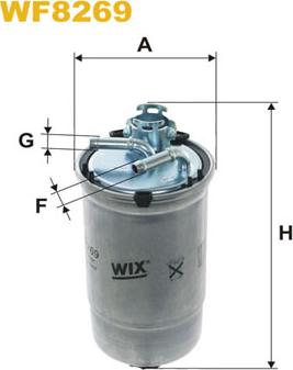 WIX Filters WF8269 - Filtro carburante www.autoricambit.com