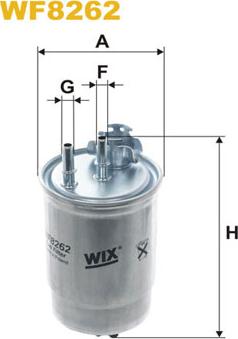 WIX Filters WF8262 - Filtro carburante www.autoricambit.com