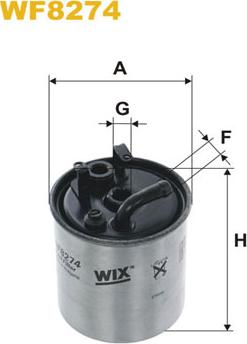 WIX Filters WF8274 - Filtro carburante www.autoricambit.com
