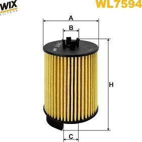 WIX Filters WL7594 - Filtro olio www.autoricambit.com