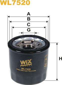 WIX Filters WL7520 - Filtro olio www.autoricambit.com