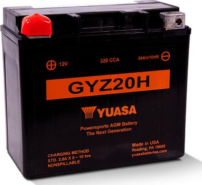 Yuasa GYZ20H - Batteria avviamento www.autoricambit.com