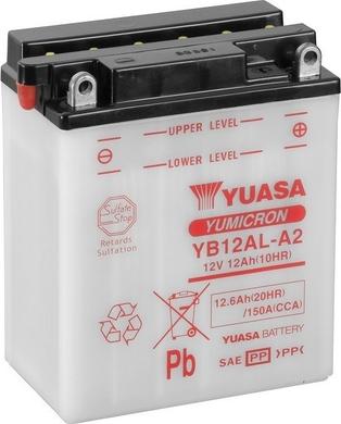 Yuasa YB12AL-A2 - Batteria avviamento www.autoricambit.com