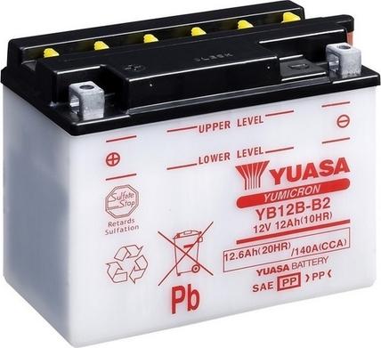 Yuasa YB12B-B2 - Batteria avviamento www.autoricambit.com