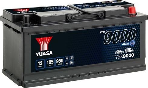 Yuasa YBX9020 - Batteria avviamento www.autoricambit.com