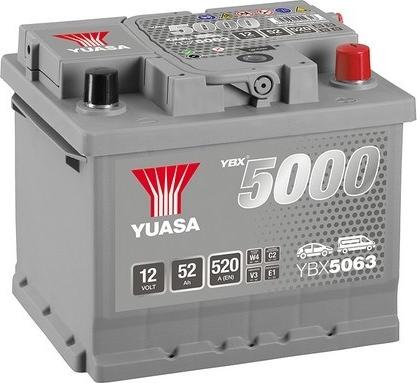 Yuasa YBX5063 - Batteria avviamento www.autoricambit.com