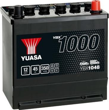 Yuasa YBX1048 - Batteria avviamento www.autoricambit.com