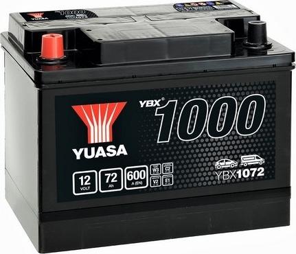 Yuasa YBX1072 - Batteria avviamento www.autoricambit.com