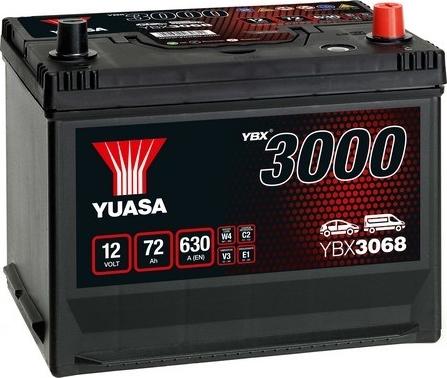 Yuasa YBX3068 - Batteria avviamento www.autoricambit.com