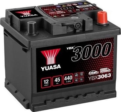 Yuasa YBX3063 - Batteria avviamento www.autoricambit.com