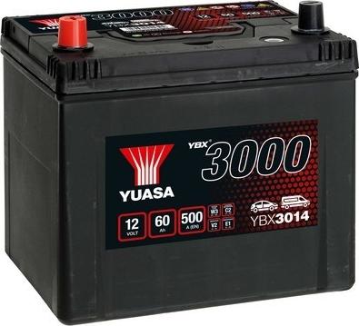 Yuasa YBX3014 - Batteria avviamento www.autoricambit.com