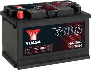 Yuasa YBX3086 - Batteria avviamento www.autoricambit.com