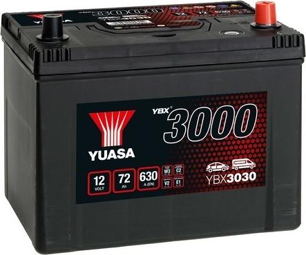 Yuasa YBX3030 - Batteria avviamento www.autoricambit.com