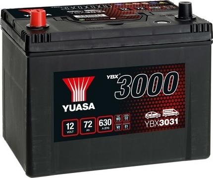Yuasa YBX3031 - Batteria avviamento www.autoricambit.com