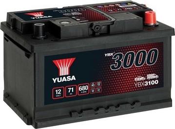Yuasa YBX3100 - Batteria avviamento www.autoricambit.com