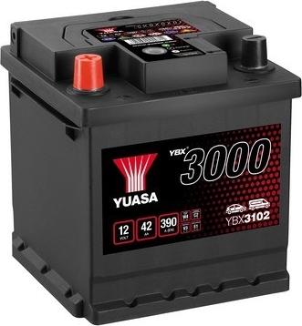 Yuasa YBX3102 - Batteria avviamento www.autoricambit.com