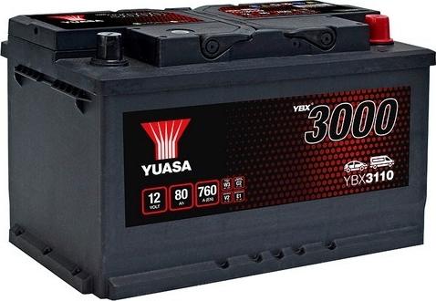 Yuasa YBX3110 - Batteria avviamento www.autoricambit.com
