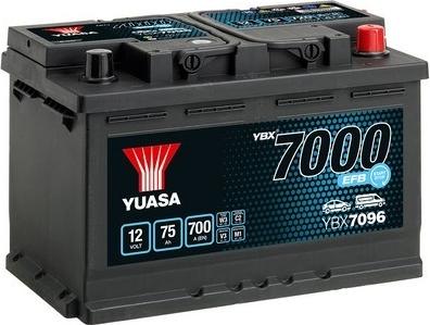 Yuasa YBX7096 - Batteria avviamento www.autoricambit.com