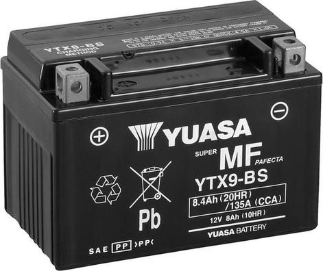YUASA YTX9-BS - Batteria avviamento www.autoricambit.com