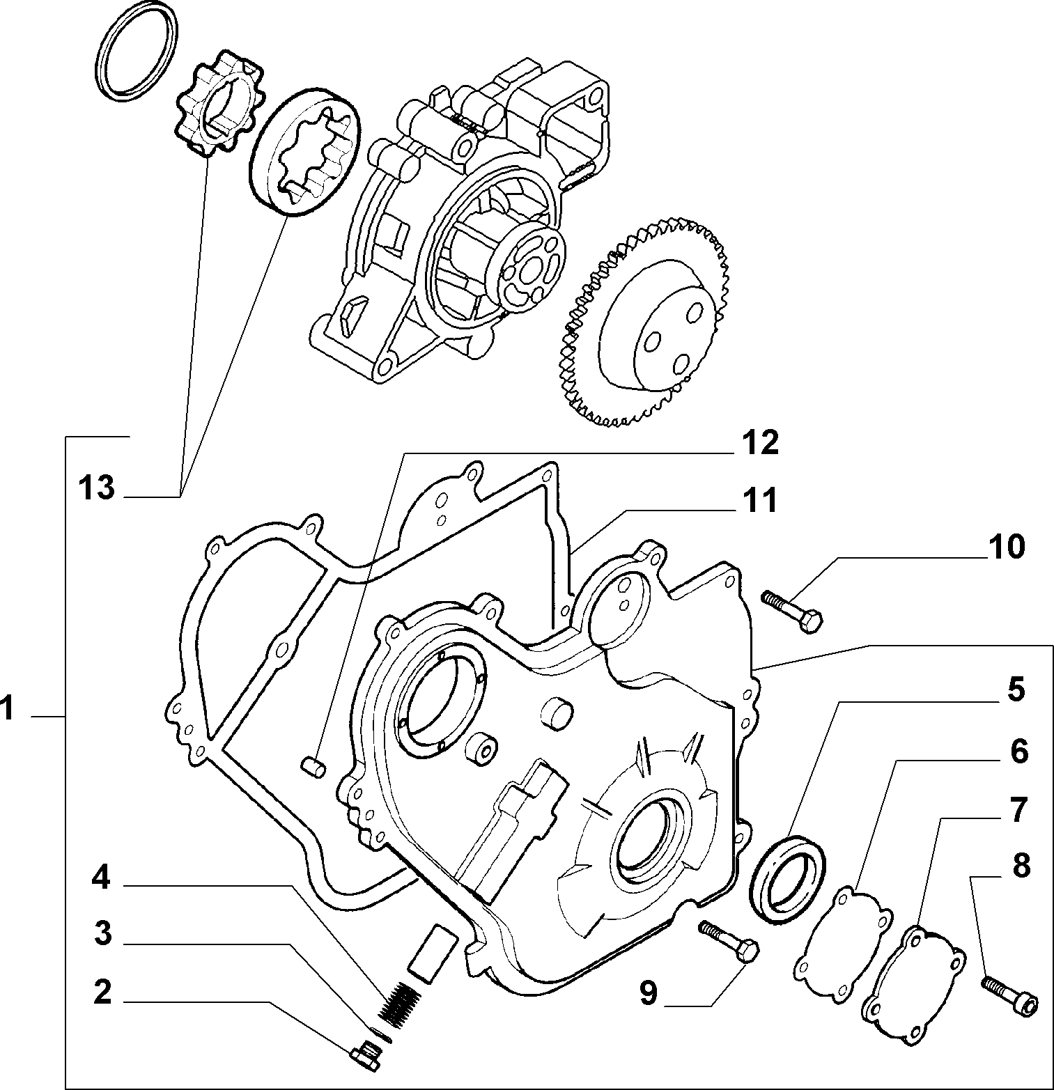 Alfa Romeo 71739386 - Paraolio, Albero a gomiti www.autoricambit.com